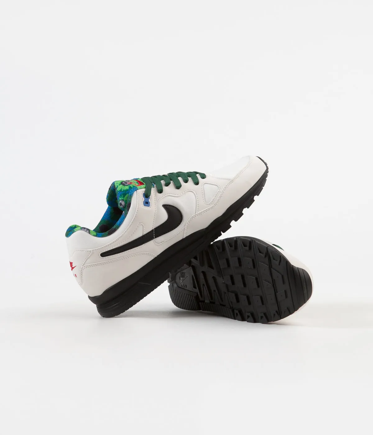 Nike Air Span II SE Shoes - Phantom / Black - Mountain Blue - Fir