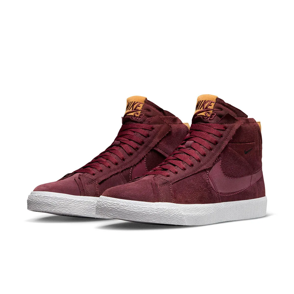 Nike SB - Blazer Mid Premium Shoes Night Maroon/Rosewood-Night Maroon-White