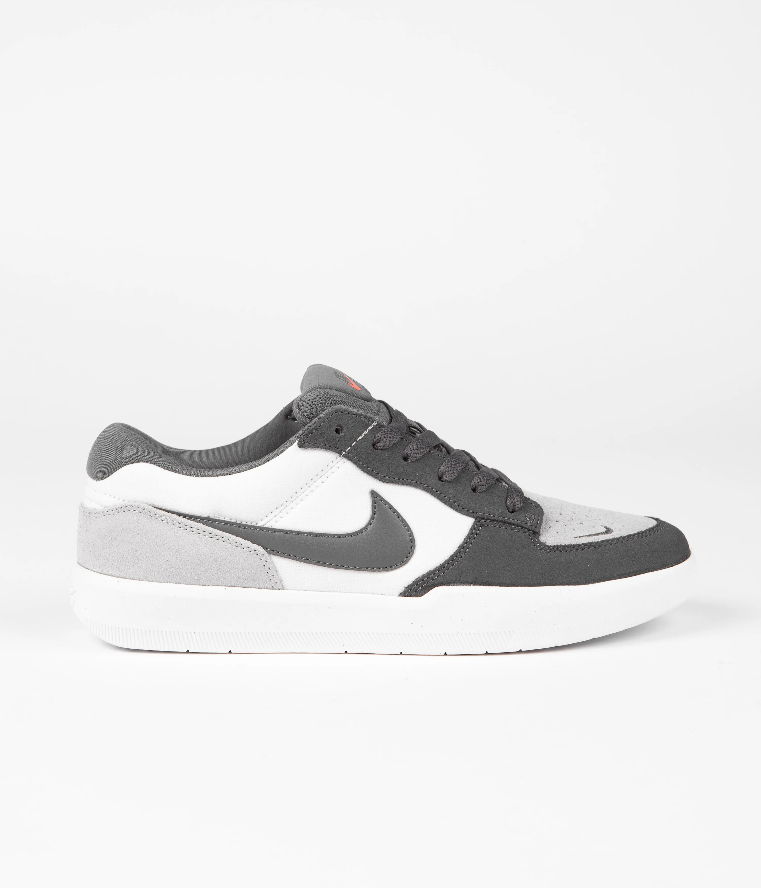 Nike SB Force 58 Shoes - Dark Grey / Dark Grey - White - Wolf Grey