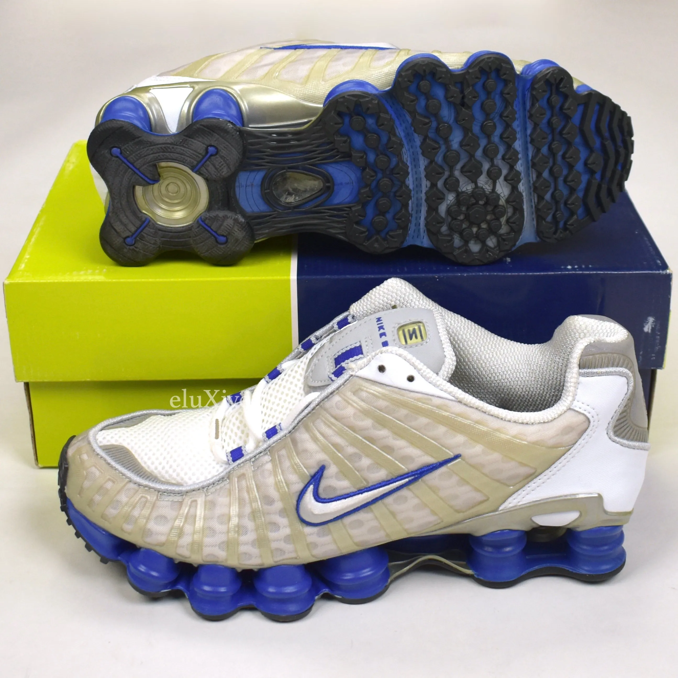 Nike - Shox TL OG White / Silver / Sport Royal Blue  (2003)