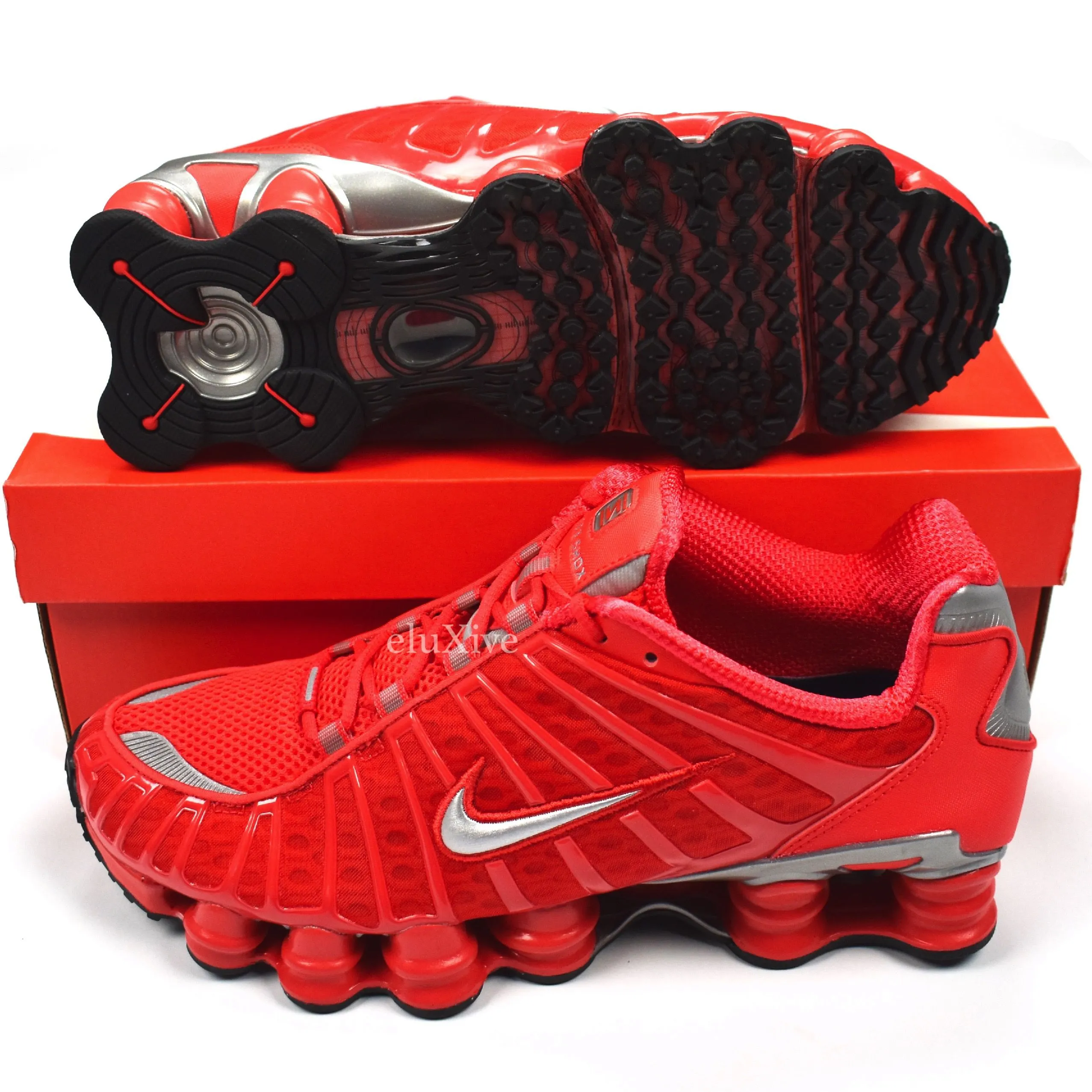 Nike - Shox TL (Speed Red / Metallic Silver)