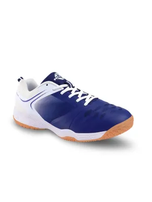 NIVIA Hy-Court 2.0 Badminton Shoe for Mens (Blue/White)