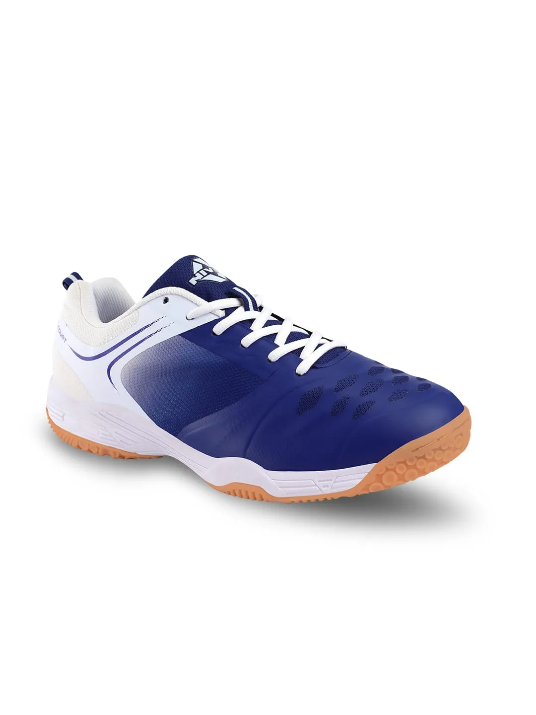 NIVIA Hy-Court 2.0 Badminton Shoe for Mens (Blue/White)
