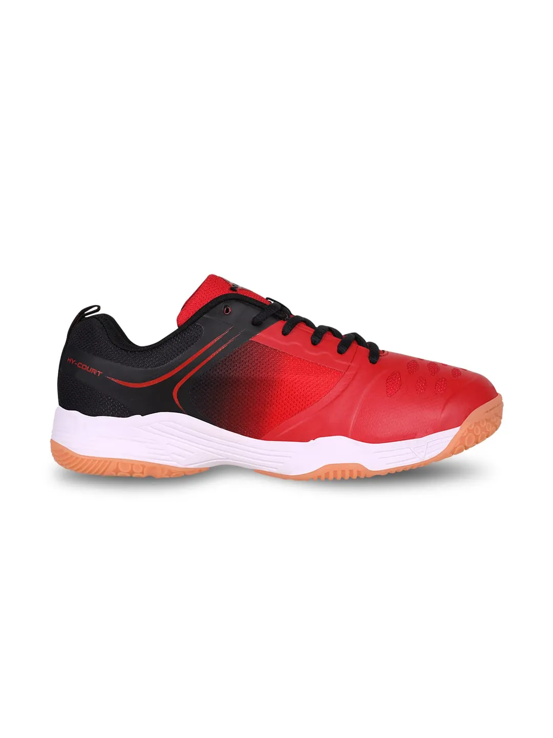 NIVIA HY-Court 2.0 Badminton Shoe for Mens (Red/Black)