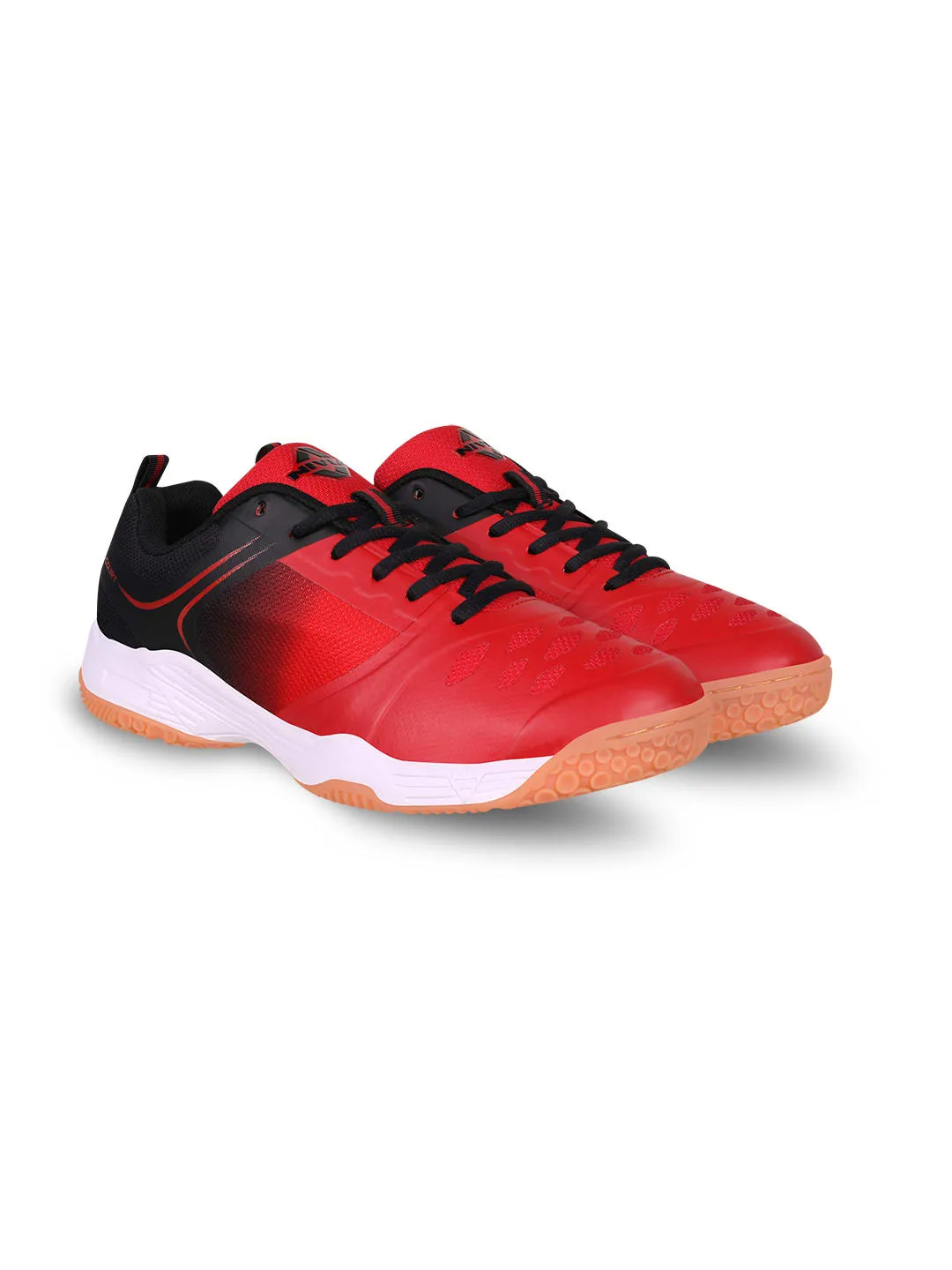 NIVIA HY-Court 2.0 Badminton Shoe for Mens (Red/Black)