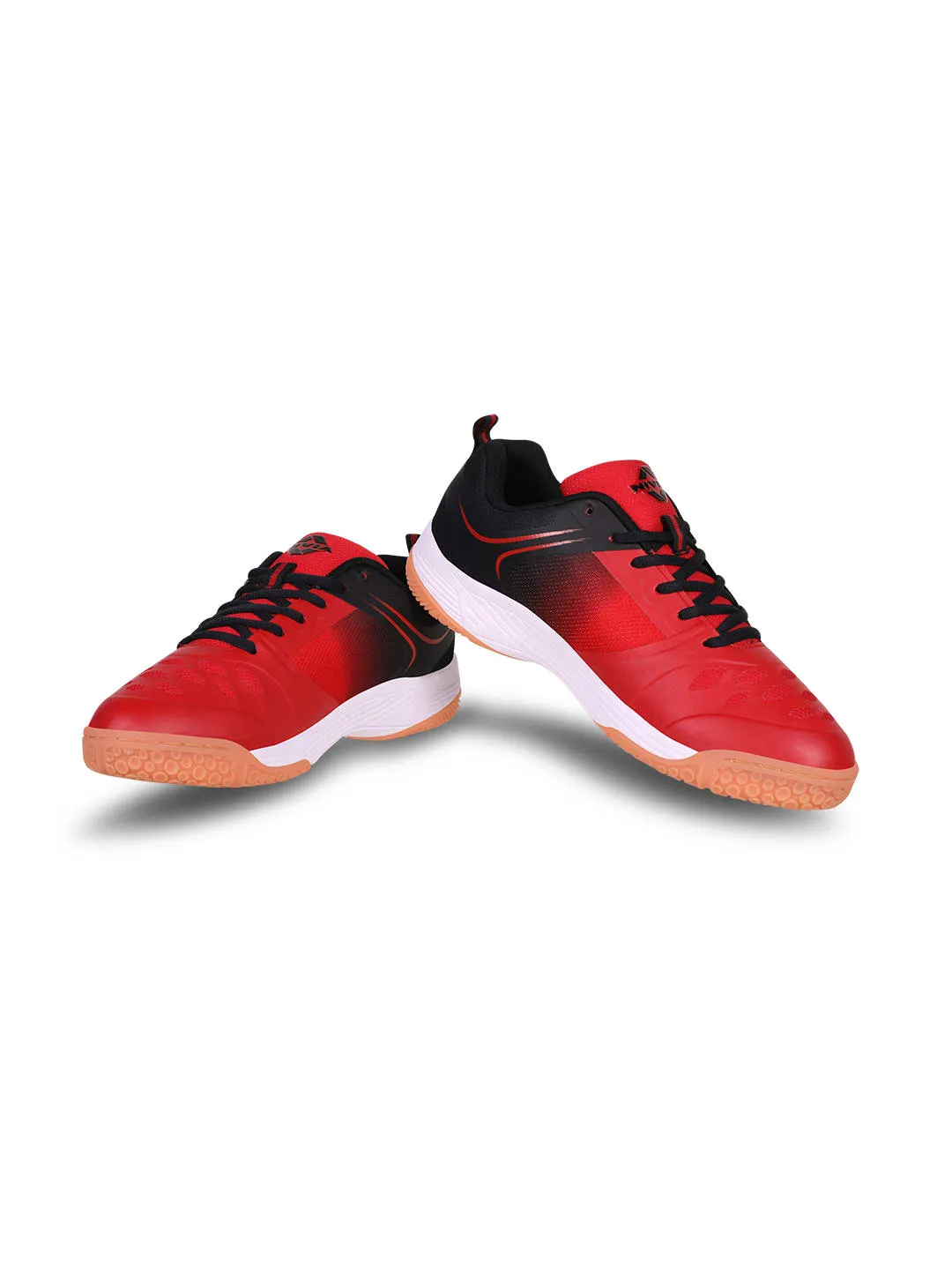 NIVIA HY-Court 2.0 Badminton Shoe for Mens (Red/Black)