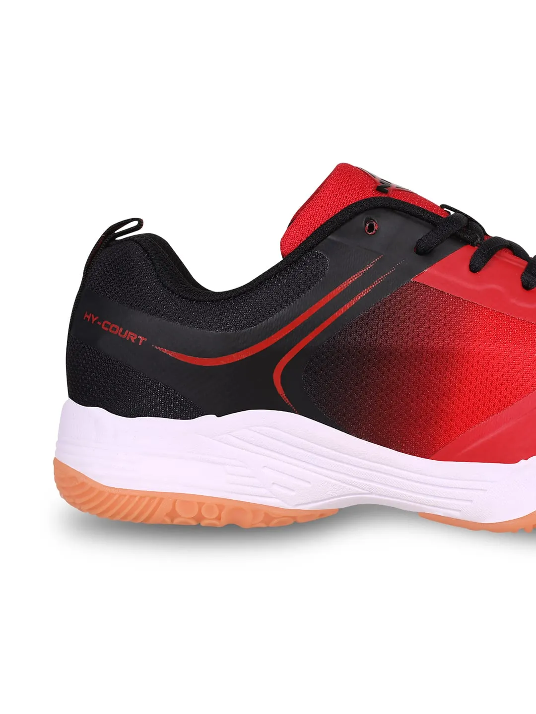 NIVIA HY-Court 2.0 Badminton Shoe for Mens (Red/Black)