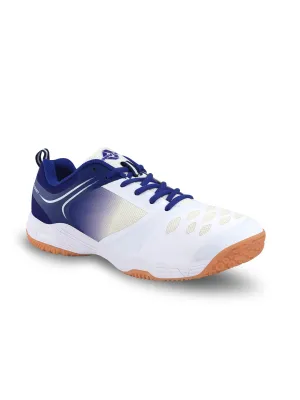 NIVIA HY-Court 2.0 Badminton Shoe for Mens (White/Blue)