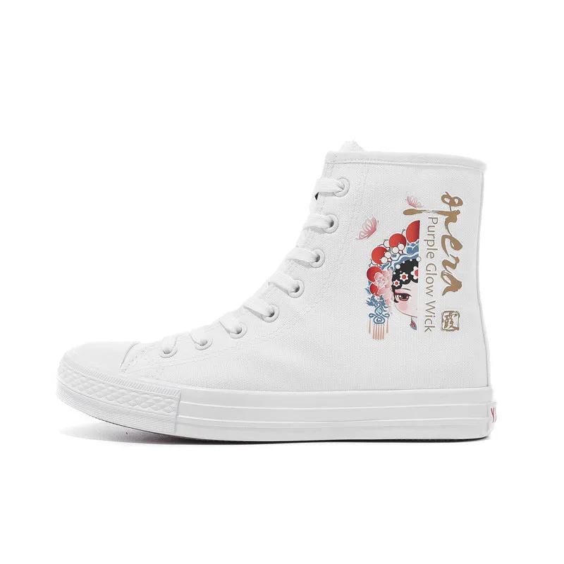 Owlkay Casual Retro High Top Shoes