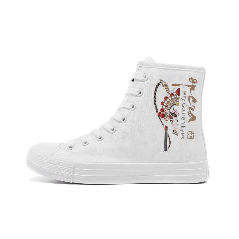 Owlkay Casual Retro High Top Shoes