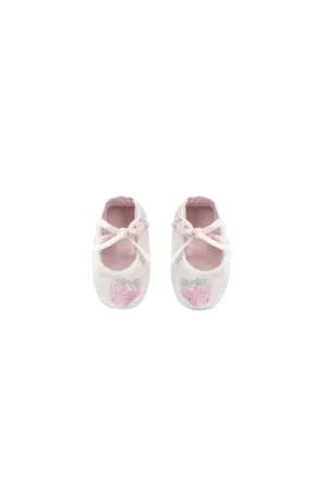 Printed Woven Crib Shoes