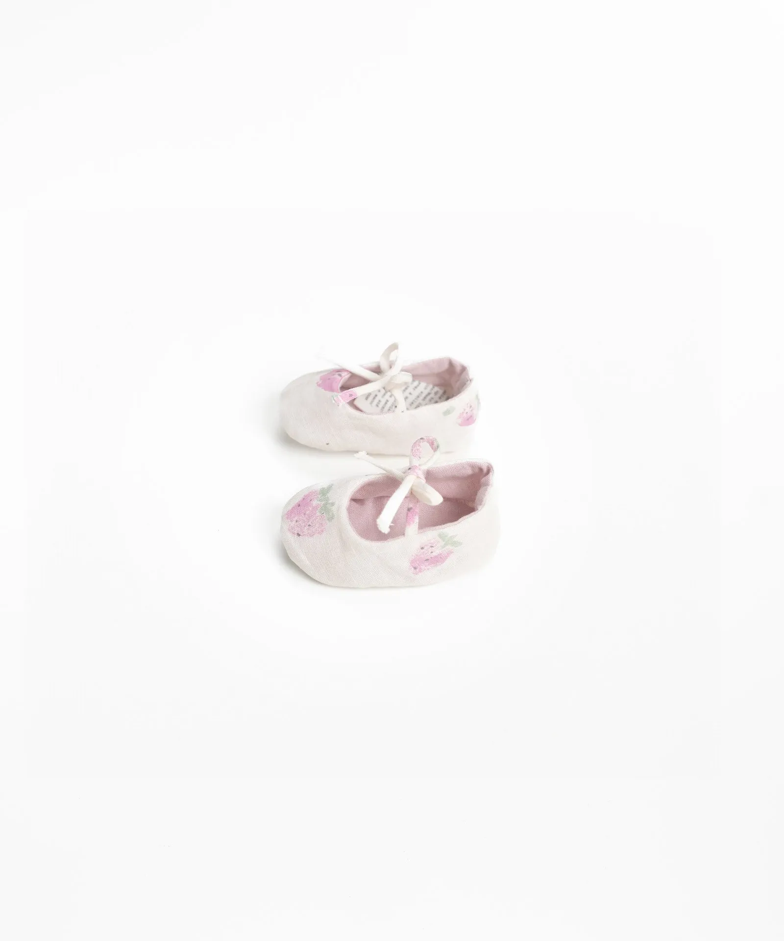 Printed Woven Crib Shoes