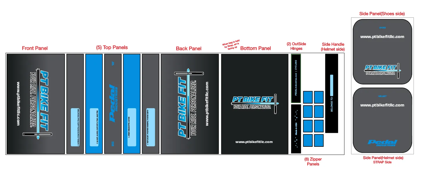 PT Bike Fit 2023 RACEDAY BAG™