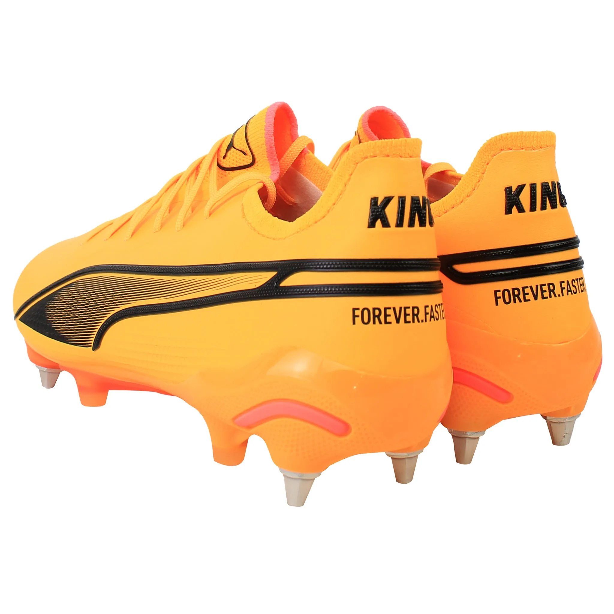 Puma King Ultimate MxSG Mens Orange Football Boots