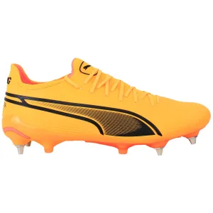 Puma King Ultimate MxSG Mens Orange Football Boots