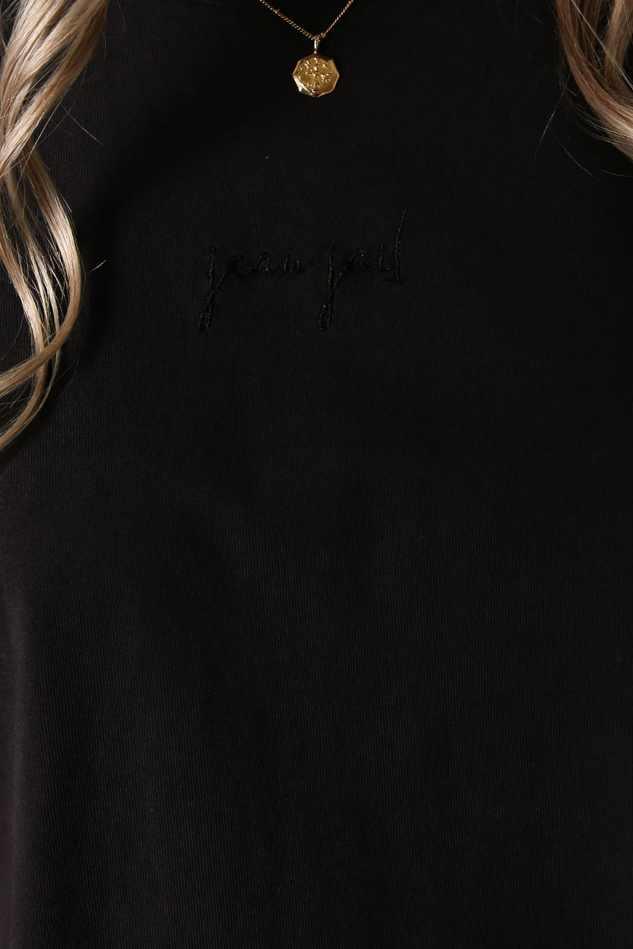 Radiate Tee Washed Black Leopard