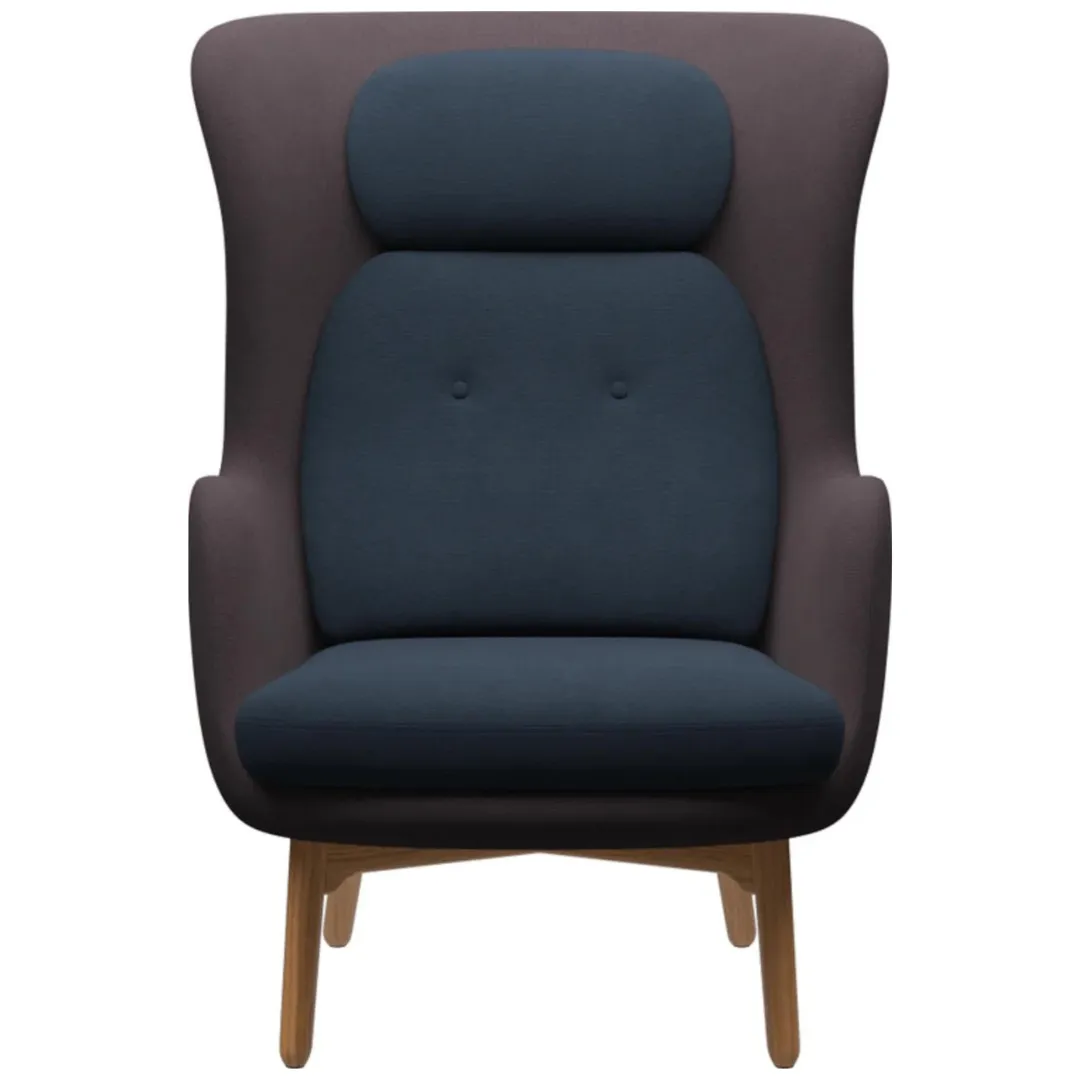 Ro Lounge Chair - Oak Base