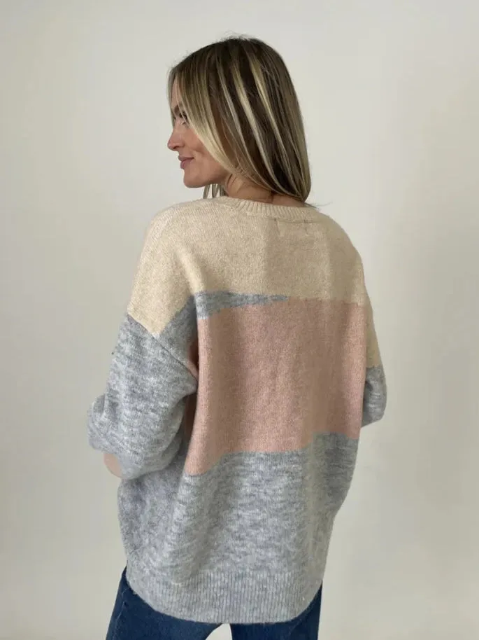 Sale Rosa Abstract Crew Neck Sweater