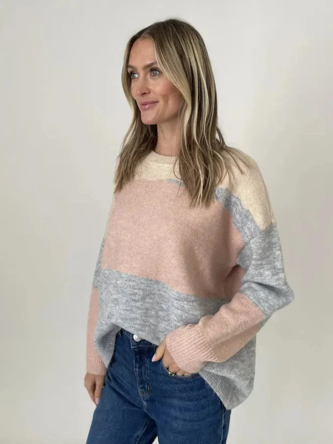 Sale Rosa Abstract Crew Neck Sweater