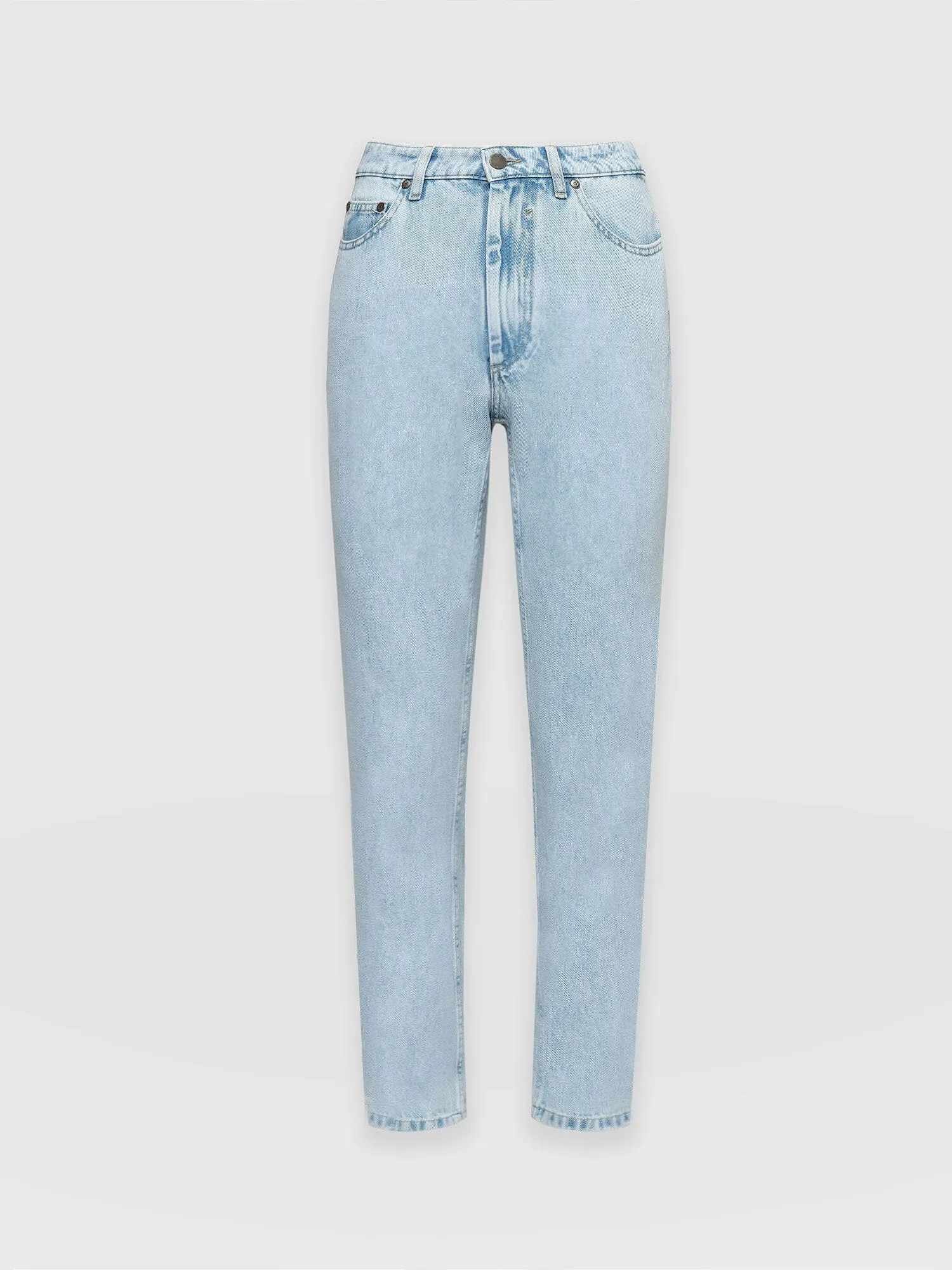 Slim Mom Jeans - Pale Blue