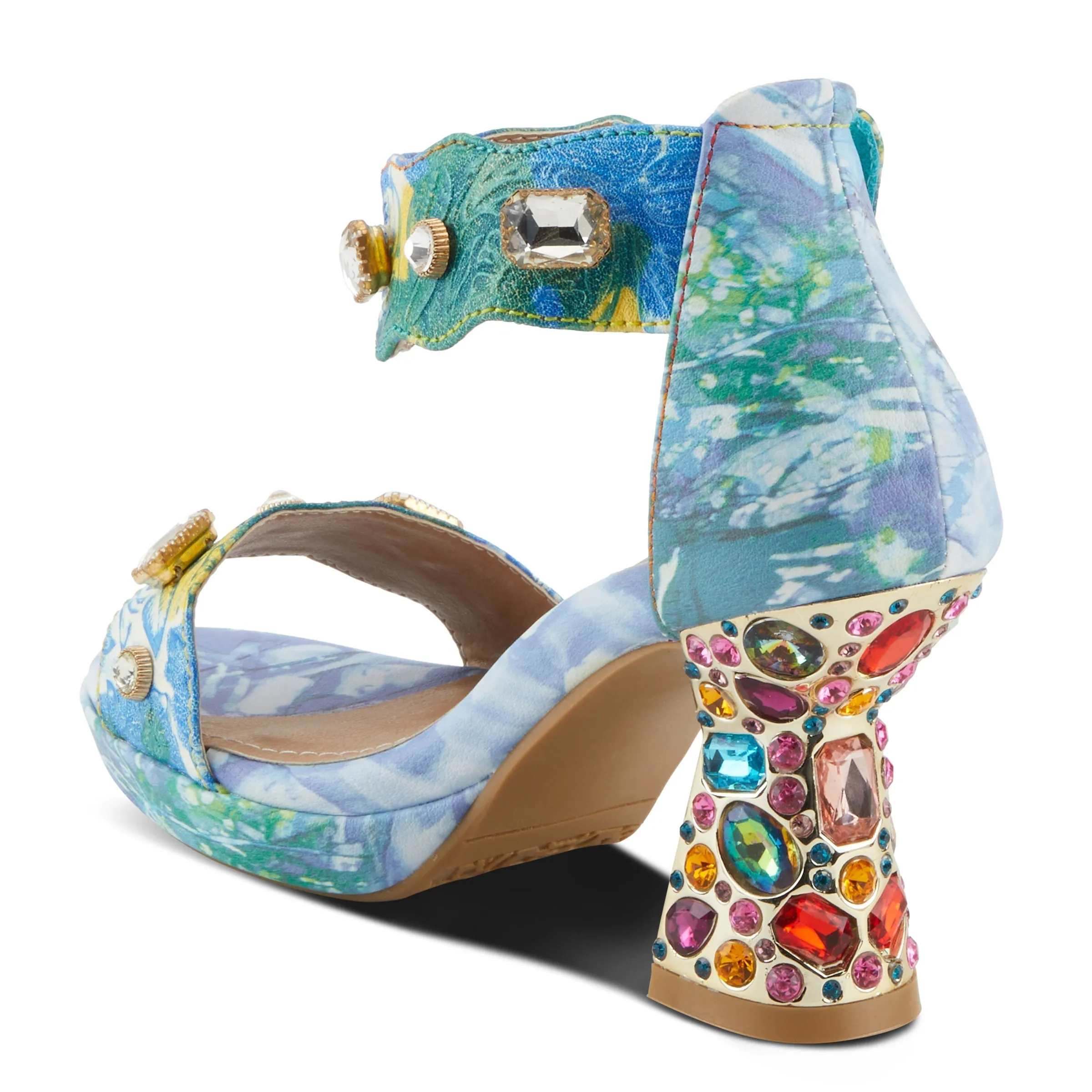 Spring Step Shoes  L'Artiste Jewell Closed Back Sandals Women's Leather