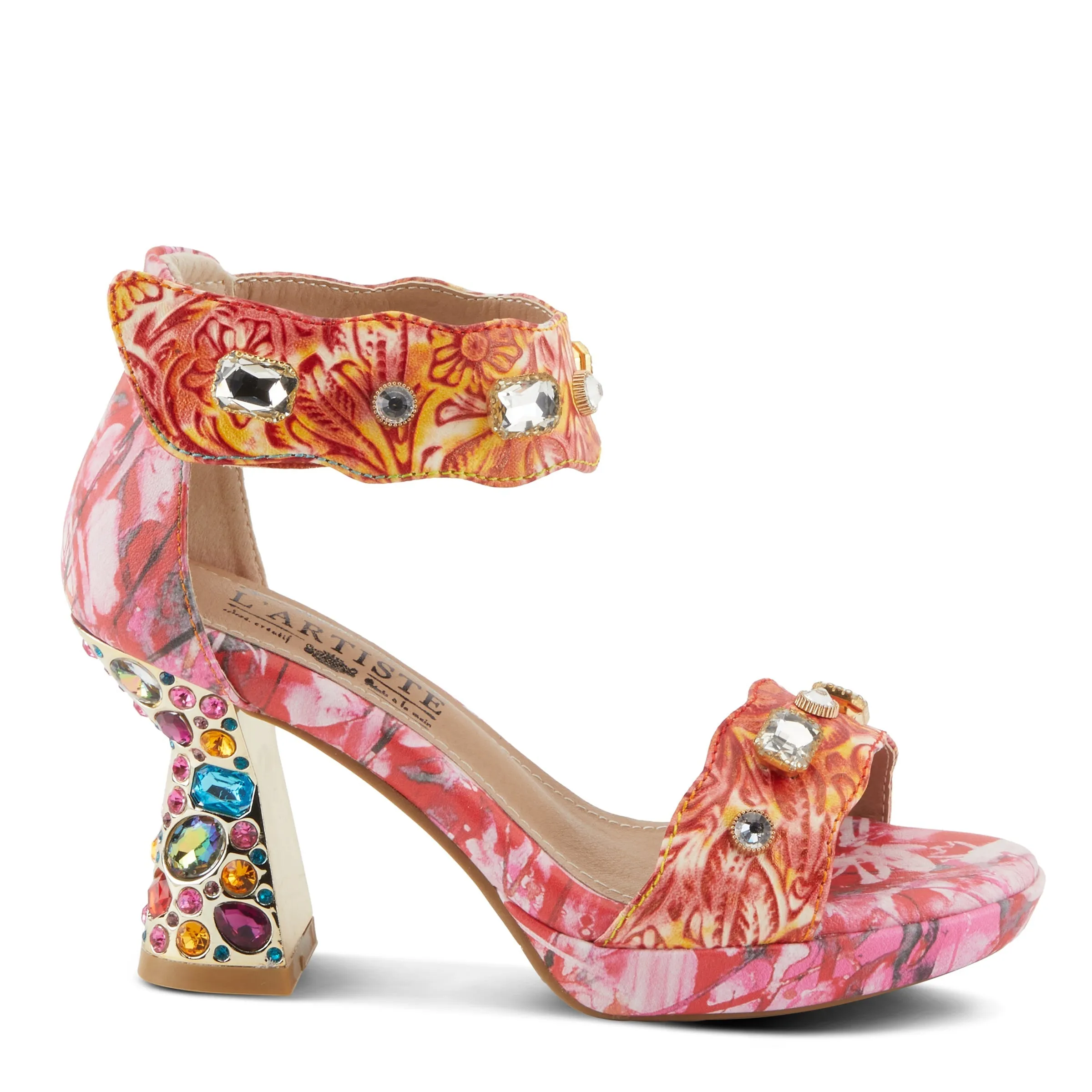 Spring Step Shoes  L'Artiste Jewell Closed Back Sandals Women's Leather