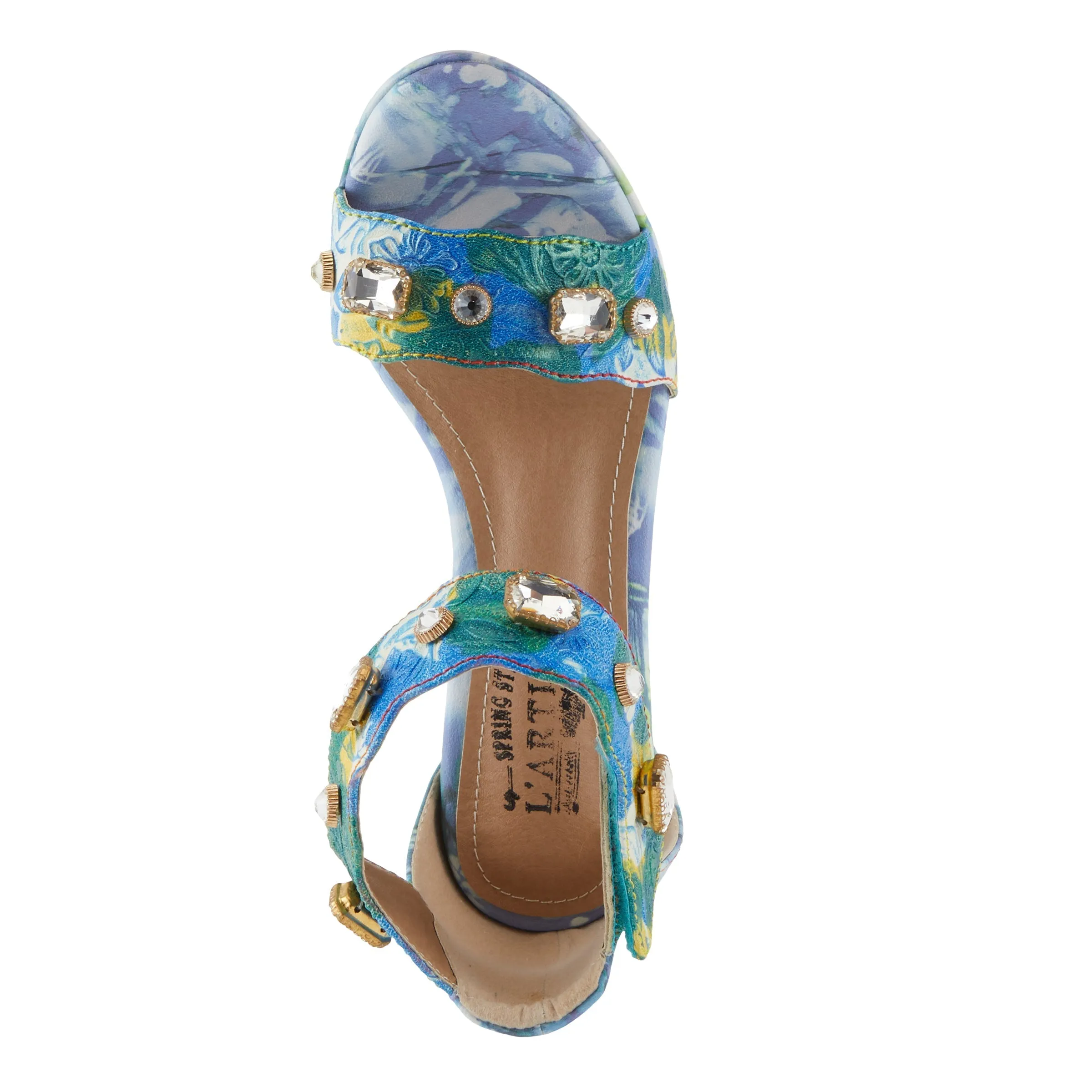 Spring Step Shoes  L'Artiste Jewell Closed Back Sandals Women's Leather
