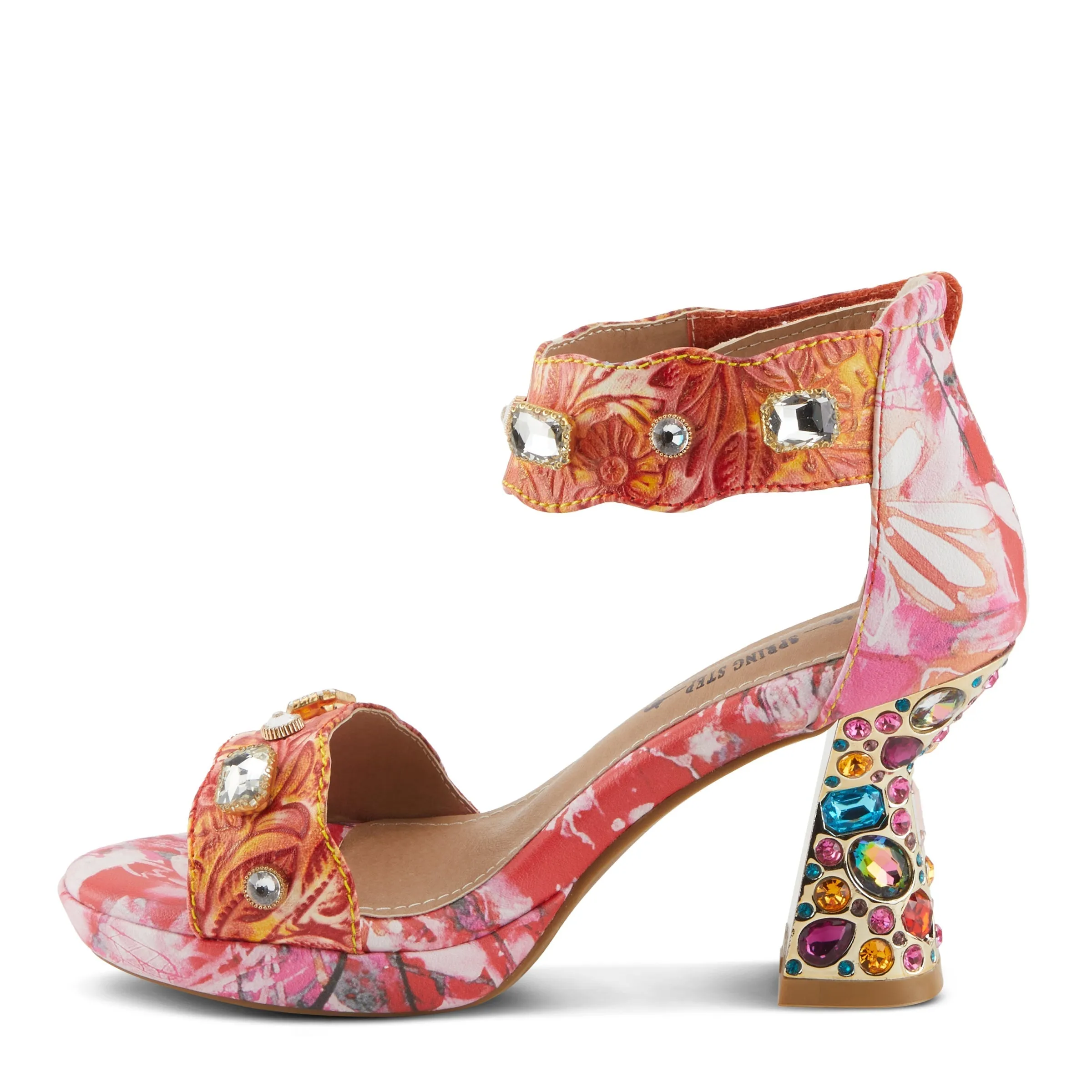 Spring Step Shoes  L'Artiste Jewell Closed Back Sandals Women's Leather