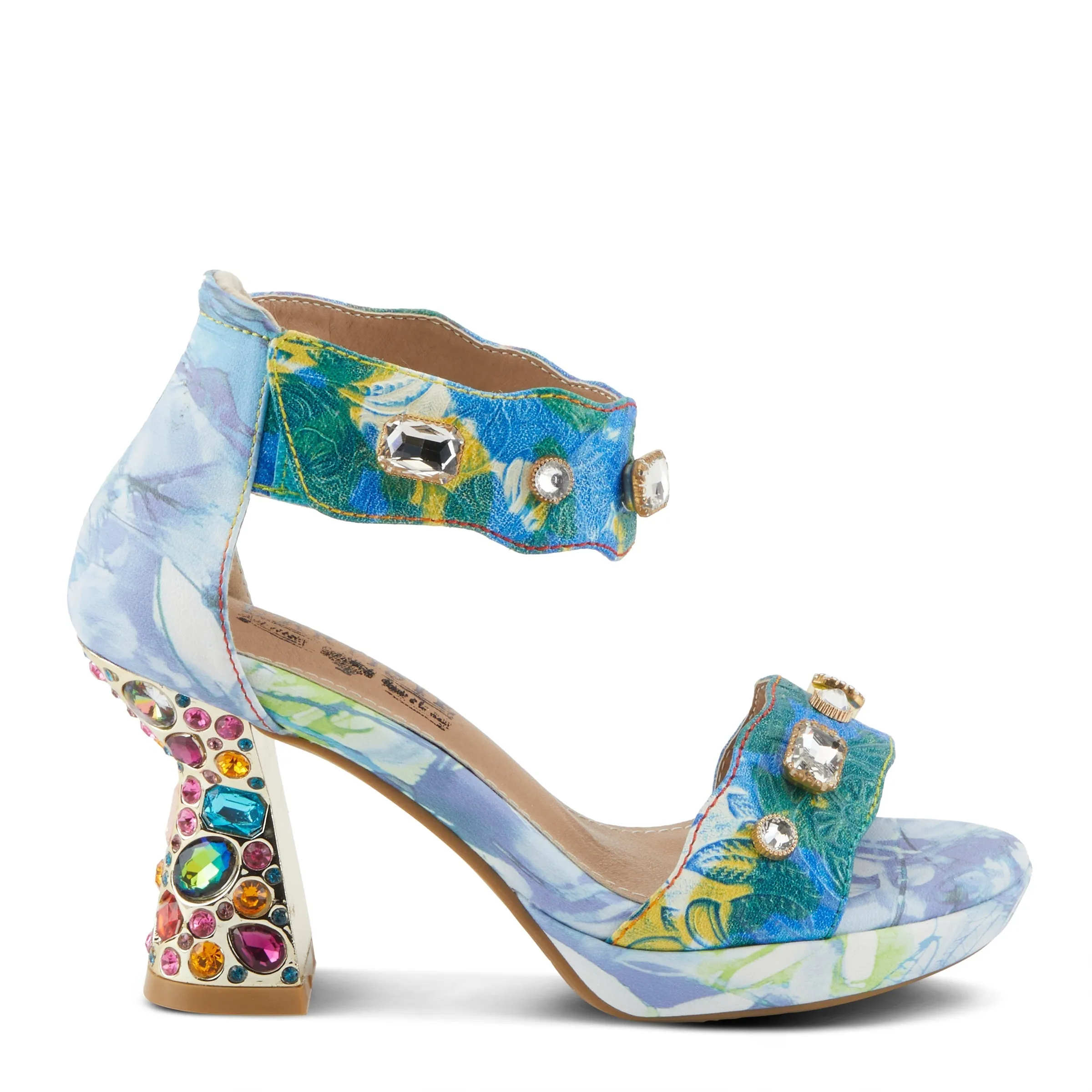 Spring Step Shoes  L'Artiste Jewell Closed Back Sandals Women's Leather