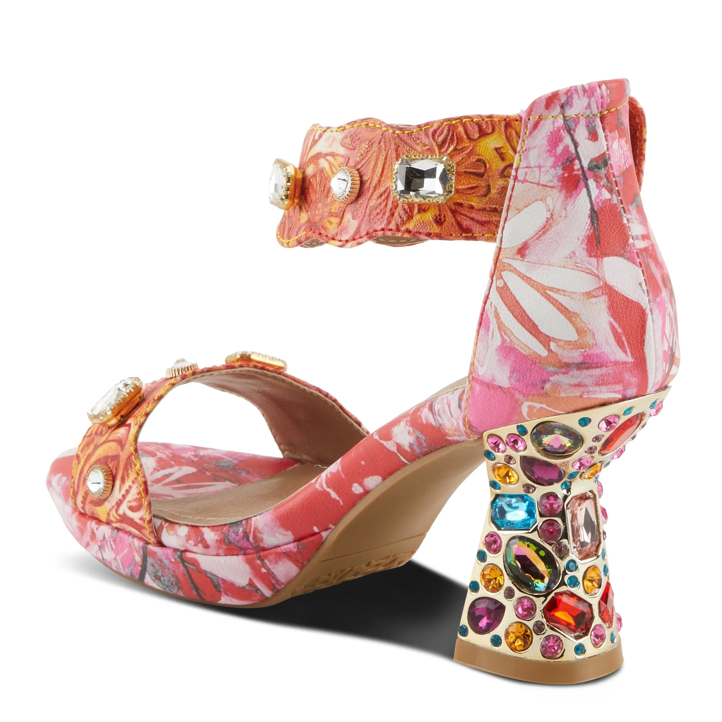 Spring Step Shoes  L'Artiste Jewell Closed Back Sandals Women's Leather