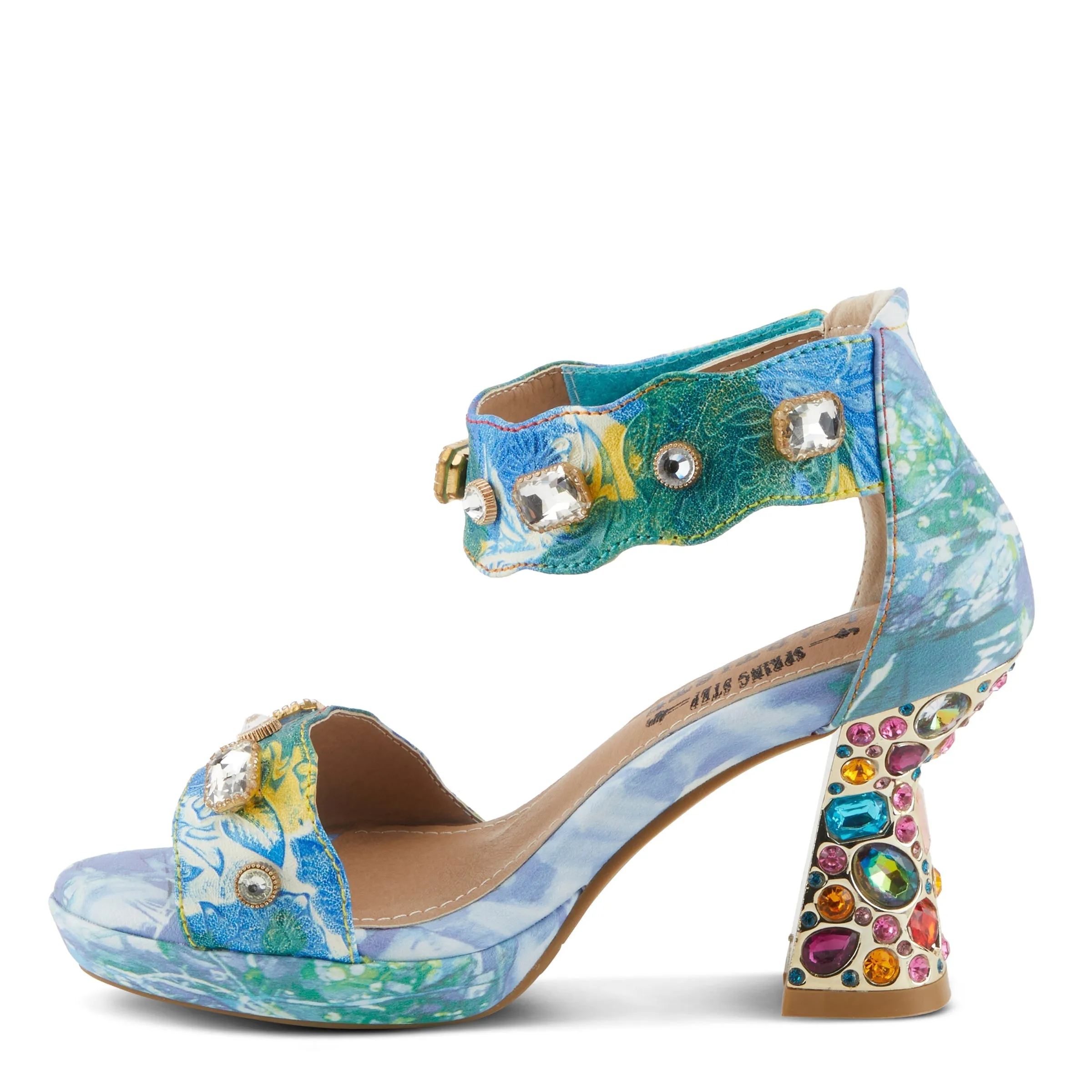 Spring Step Shoes  L'Artiste Jewell Closed Back Sandals Women's Leather