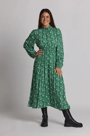 Stella   Gemma - Hampton Dress - Green Floral
