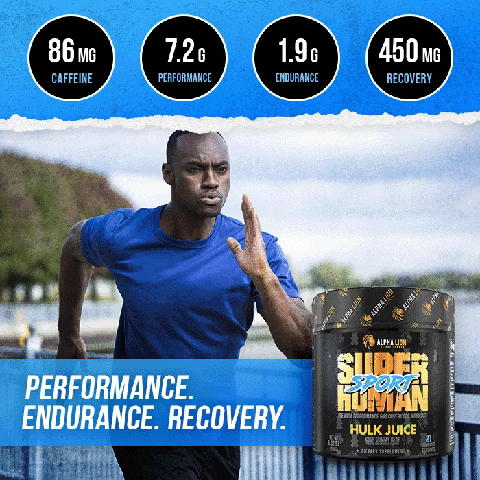 SUPERHUMAN SPORT - Premium Performance & Recovery Pre-Workout†