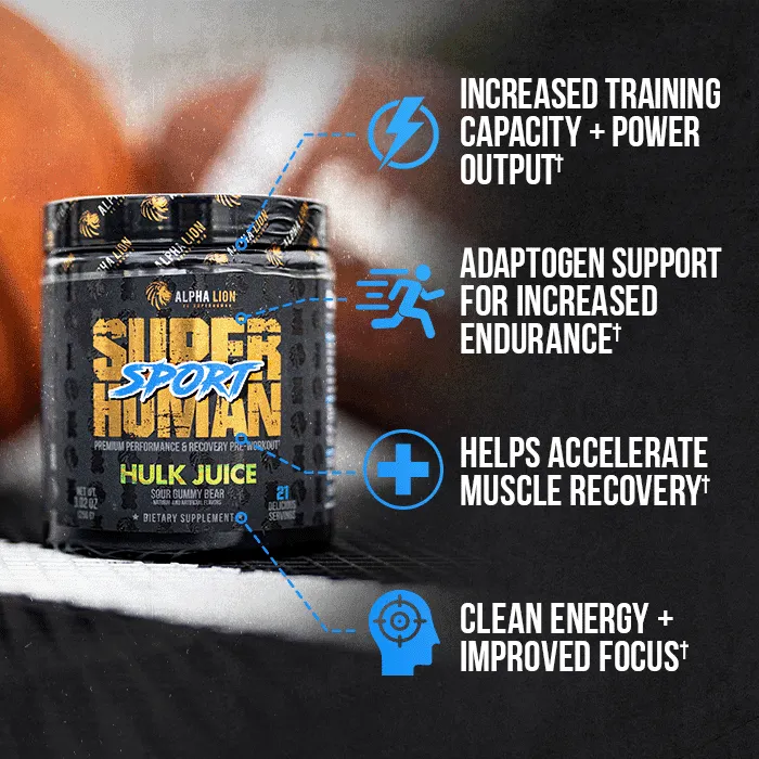 SUPERHUMAN SPORT - Premium Performance & Recovery Pre-Workout†