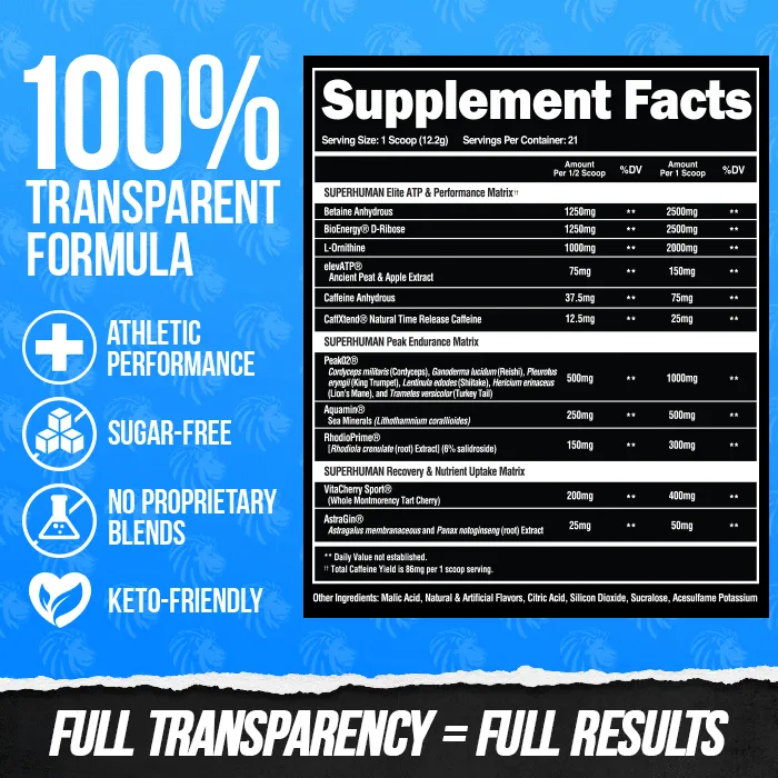 SUPERHUMAN SPORT - Premium Performance & Recovery Pre-Workout†