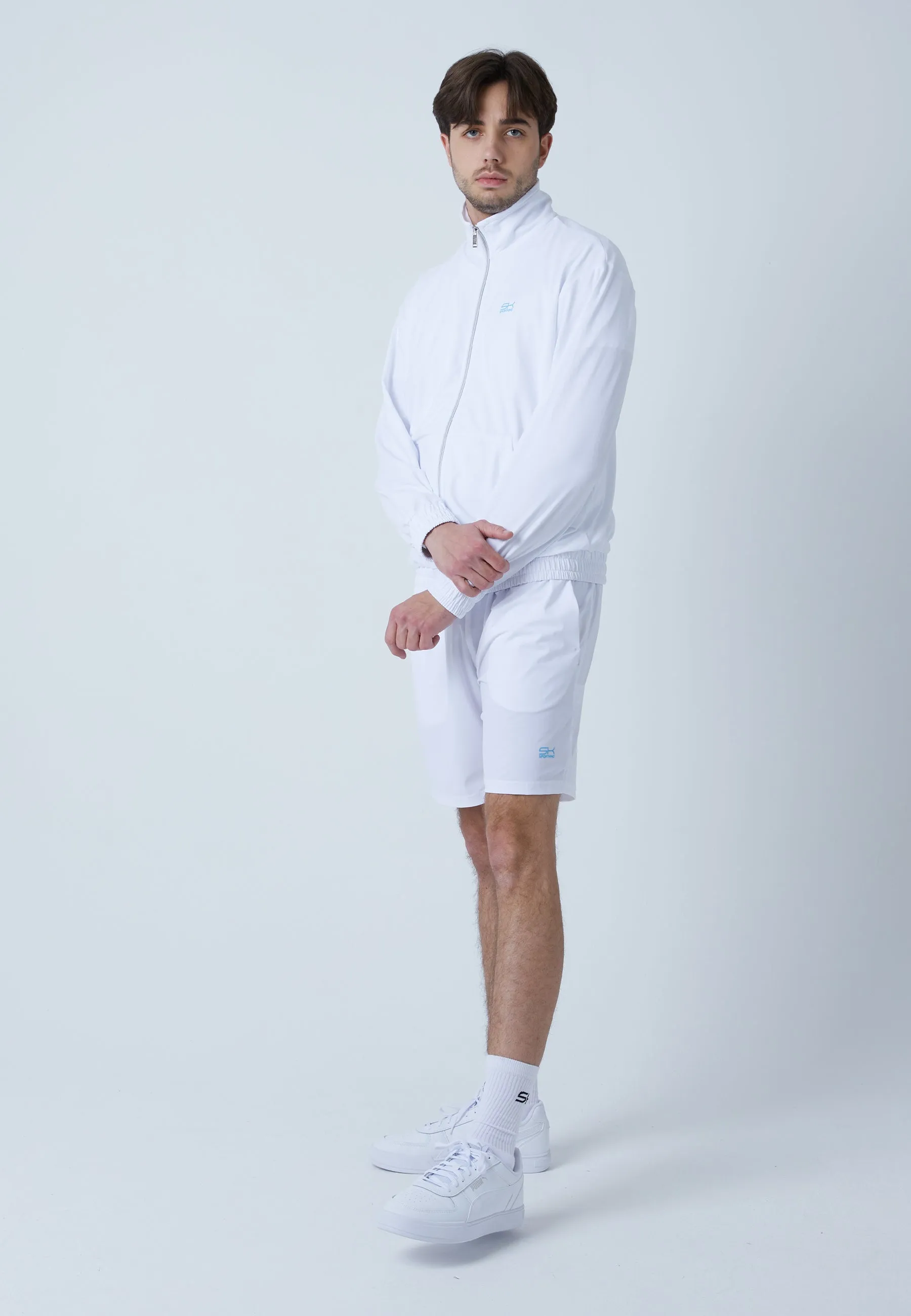 Tennis Court Joggingjacke, weiß