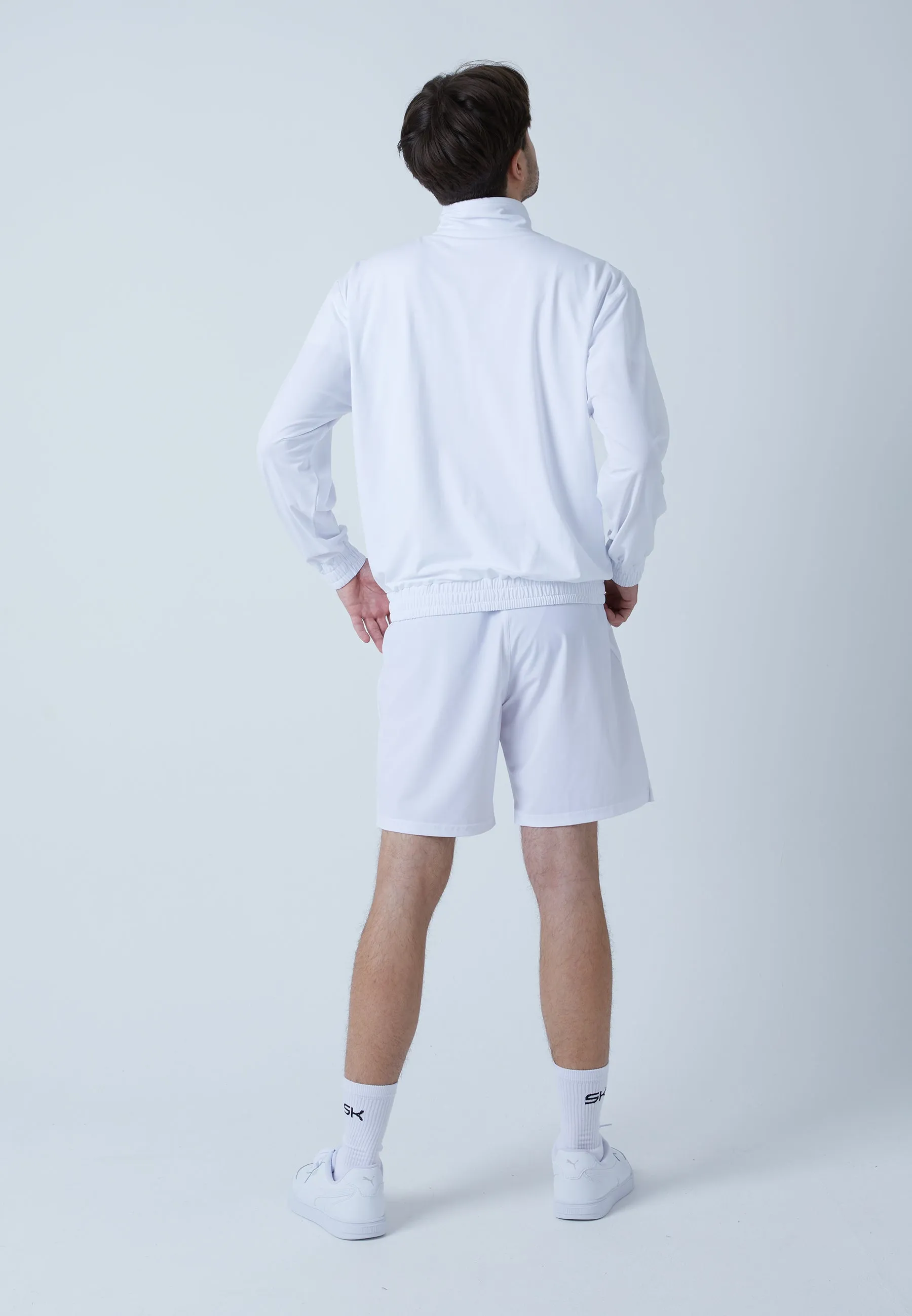 Tennis Court Joggingjacke, weiß
