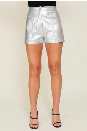 Timing Silver Shorts
