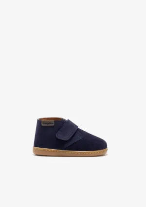 Unisex Navy Safari Ankle Boots