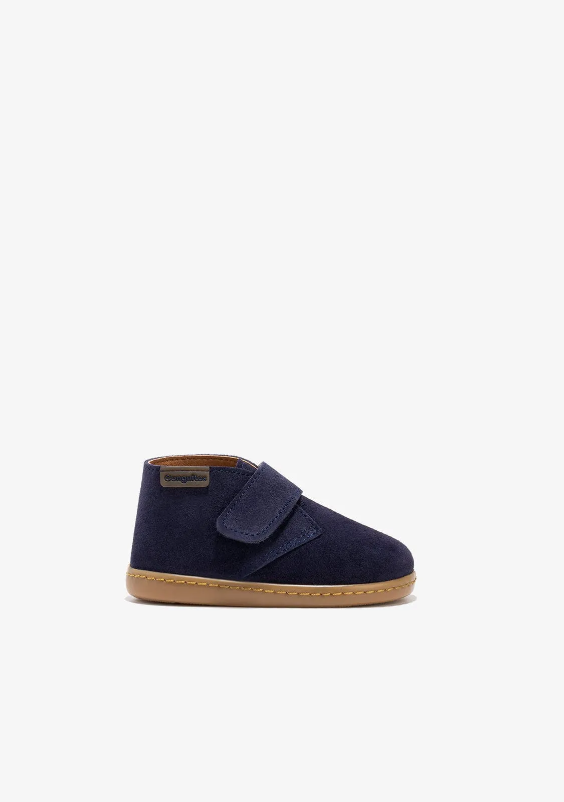 Unisex Navy Safari Ankle Boots