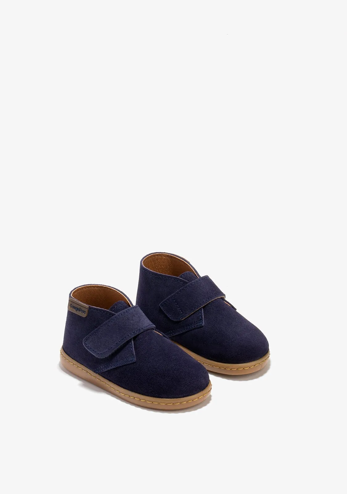 Unisex Navy Safari Ankle Boots