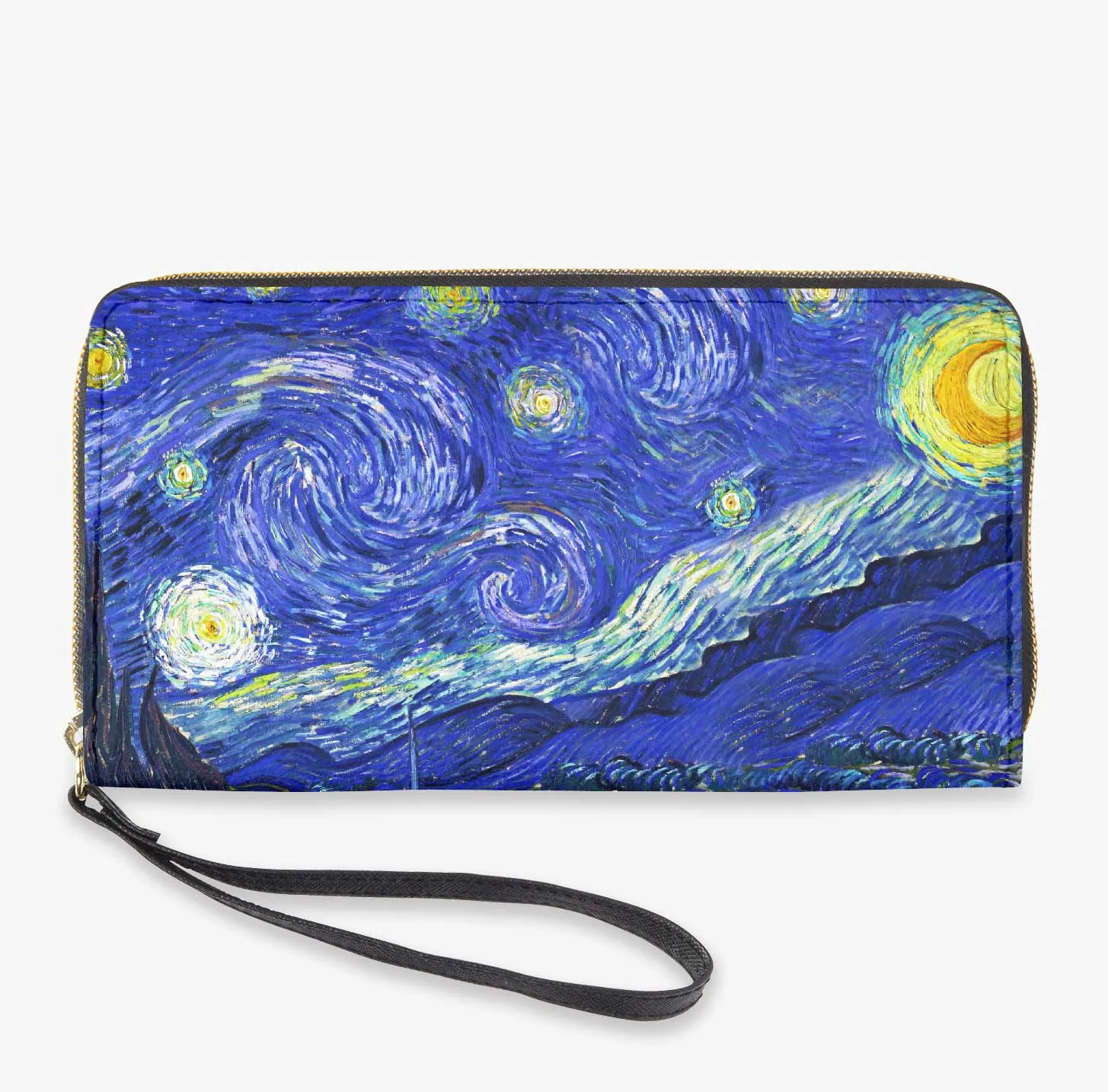 Van Gogh Starry Night - Zipper Art Wallet - Gift for Art Lover (CWVAN)