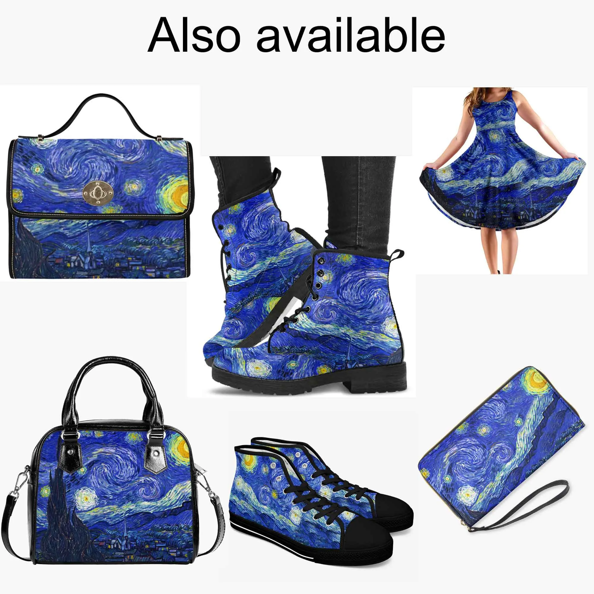 Van Gogh Starry Night - Zipper Art Wallet - Gift for Art Lover (CWVAN)