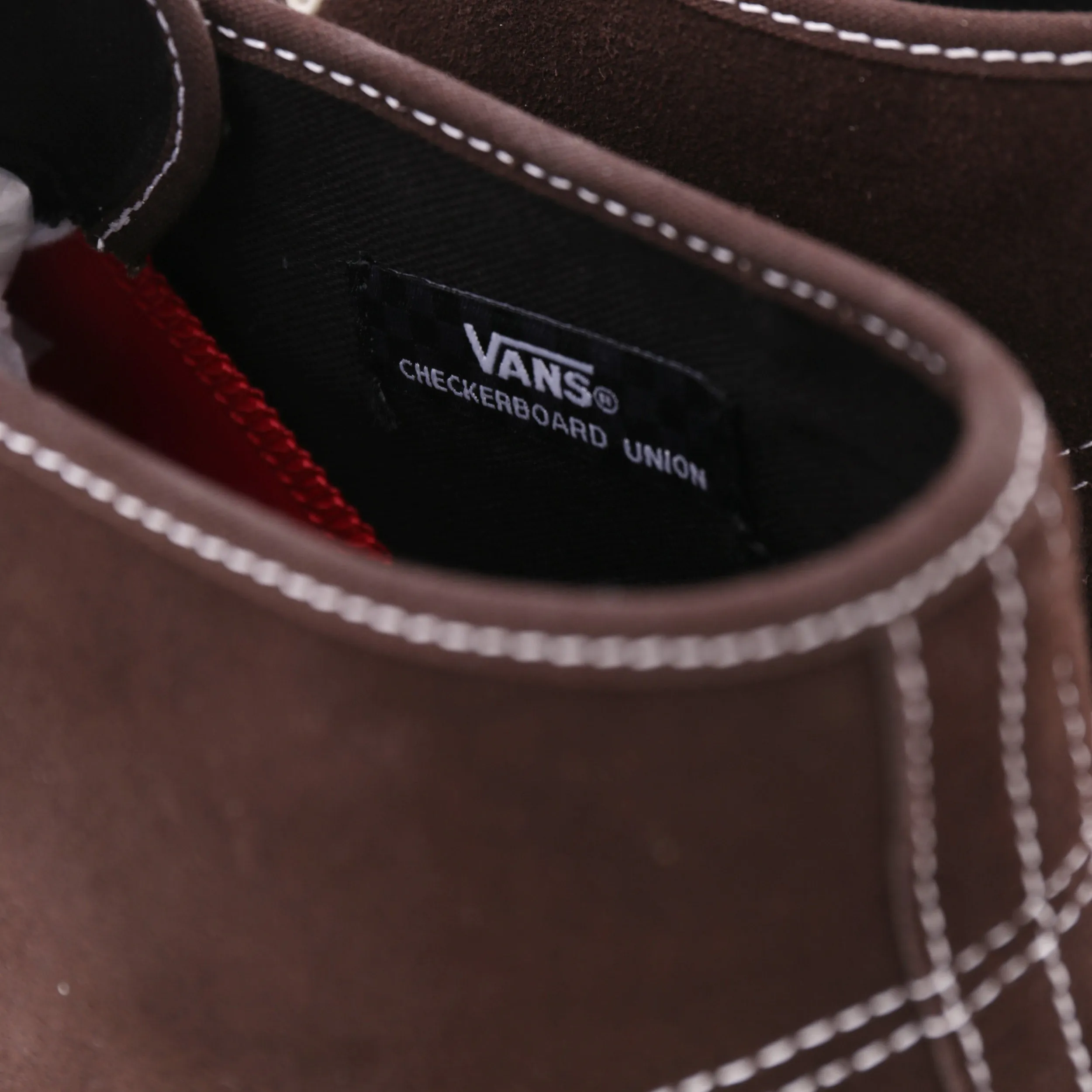 Vans Authentic Mid VCU Skate Shoes Dark Brown