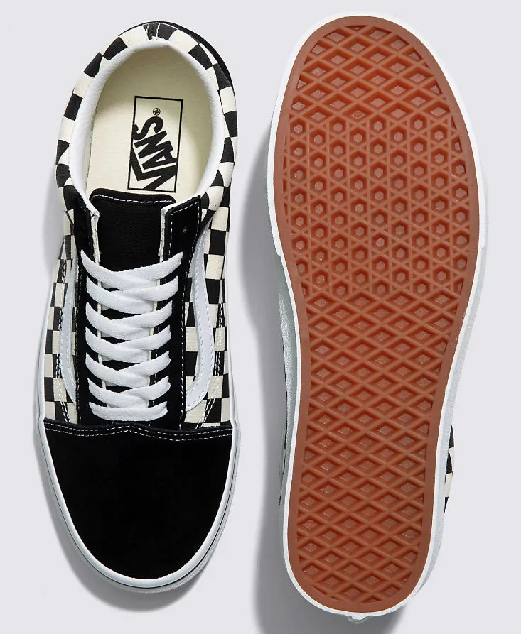 Vans - Old Skool Shoes | Black White (Primary Check)