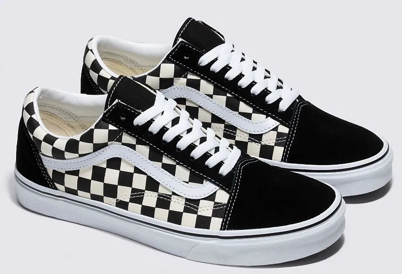 Vans - Old Skool Shoes | Black White (Primary Check)