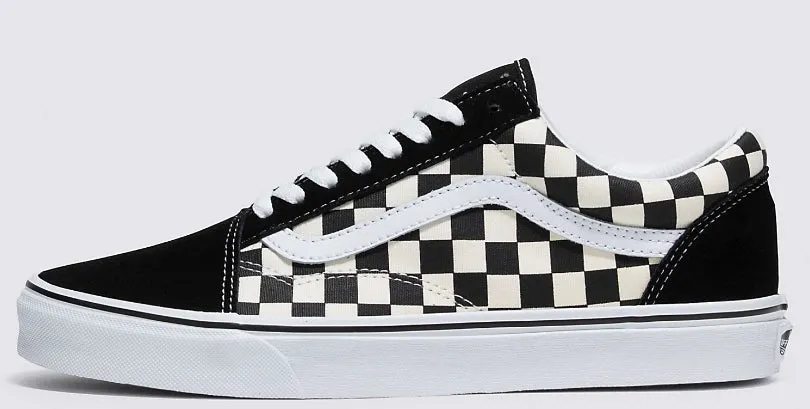 Vans - Old Skool Shoes | Black White (Primary Check)