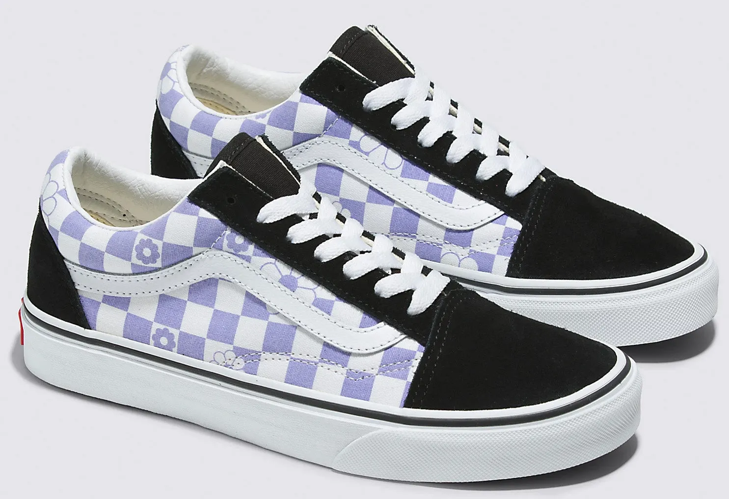 Vans - Old Skool Shoes | Lavender (Floral Check)