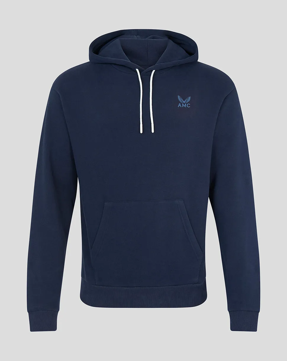 Women's AMC Court Print Hoodie - Navy, Tennis Court Print Hoodie for Women