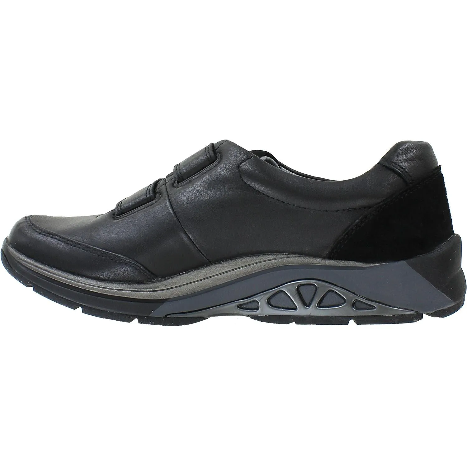 Women's Aravon Pyper Two Strap Black Leather